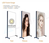Màn hình hiển thị gương áp phích quảng cáo kỹ thuật số LED P1.8 P2 P2.5 trong nhà