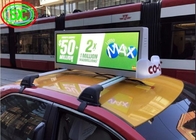 Di động P5 Taxi Màn hình LED trên cùng Kích thước mô-đun 320X160mm Chống thấm nước IP65 cho quảng cáo