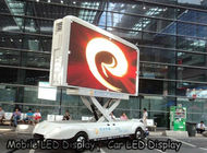 P4 outdoor Car LED Sign Display Density 62500 , SMD High Brightness Led Screen Waterproof