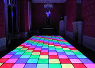 SMD3538 âm thanh hoạt động sàn nhảy dj led sàn nhảy, tấm sàn sàn disco led chùm trắng ấm áp