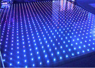 SMD3538 âm thanh hoạt động sàn nhảy dj led sàn nhảy, tấm sàn sàn disco led chùm trắng ấm áp