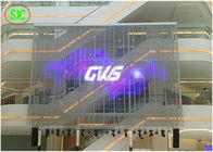 Full Color Transparent Led Screen For Window Advertising , Glass Display Screen