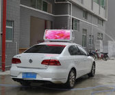 P6.67 outdoor taxi roof led display Brightness 1800mcd 3G WIFI RGB die cast auminum