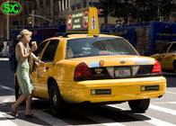 P6mm HD Full Color Taxi Xe có đèn LED hàng đầu Hiển thị với điều khiển WIFI 4G