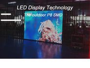 Màn hình LED full color ngoài trời IP65 P8 ngoài trời có độ phân giải cao SMD3535 1/4 Scan