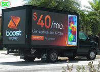 Smd Mobile Truck LED Hiển thị quảng cáo Full Color Rgb P6 27777 Dots / Sqm Pixel
