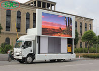 Quảng cáo xe tải chống nước Hd di động Full Color 500cd / m2 Độ sáng