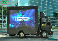 Quảng cáo xe tải chống nước Hd di động Full Color 500cd / m2 Độ sáng