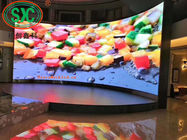 Cho thuê tường LED quảng cáo trong nhà Màn hình LED p3.91 p4.81 linh hoạt trong nhà quảng cáo màn hình cong màn hình led