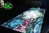Waterproof P10 Light Weight Led Dance Floor Full Color For Disco / Dj Bar