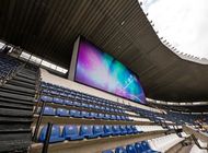 Bảng quảng cáo thể thao P8 Sân vận động ngoài trời Bảng hiển thị LED 60Hz với hệ thống thời gian
