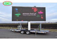 Tự động lên và xuống màn hình LED P6 đầy đủ màu ngoài trời trên trailer cho rạp chiếu phim xe hơi