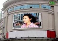 Trung tâm thương mại quảng cáo màn hình LED 3 trong 1 RGB RGB, màn hình LED cong tần số làm mới cao