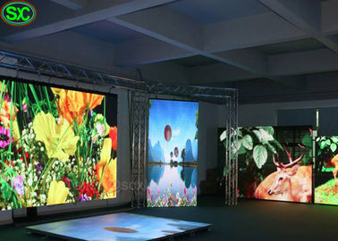 P8.9 large RGB Floor full color indoor led display , 5 Years Warranty