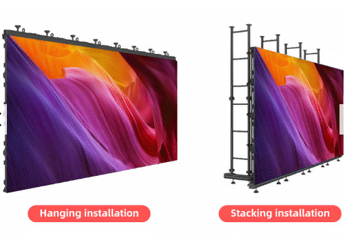 P4.81 Màn hình LED thuê ngoài Tấm đúc Aluminium Cabinet Màn hình hiển thị LED thuê chống nước