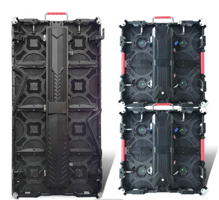 P4.81 Màn hình LED thuê ngoài Tấm đúc Aluminium Cabinet Màn hình hiển thị LED thuê chống nước