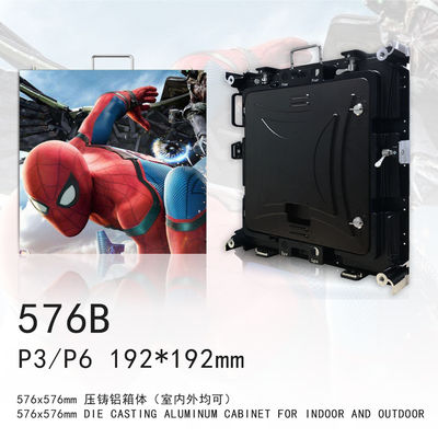 Màn hình Led cho thuê trong nhà P3 Tủ nhôm đúc Độ phân giải 4K IP43