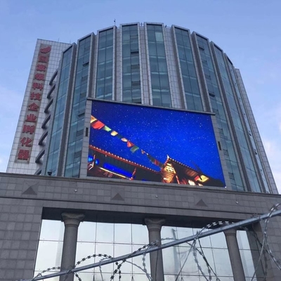 Góc phải P6 Màn hình LED ngoài trời Màn hình LED video đủ màu 6500nit Độ sáng cao