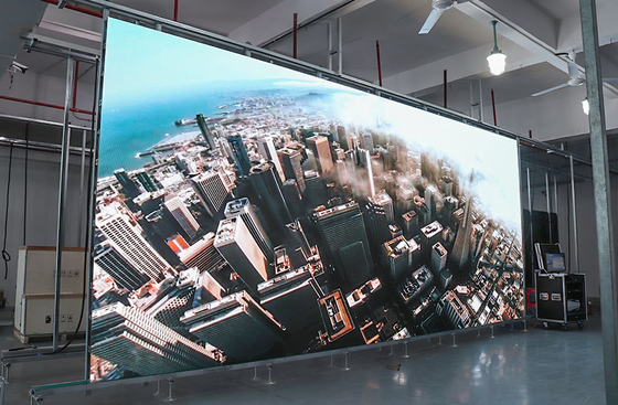 Độ phân giải cao Digital Indoor Led Video Wall P3 Độ sáng cao Full Color