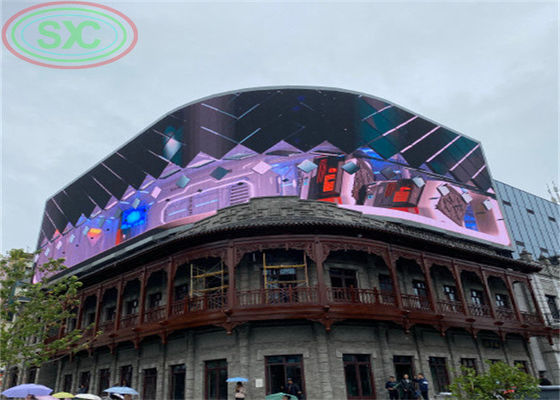 Điều chỉnh góc ngoài trời khổng lồ bảng quảng cáo LED tùy chỉnh bảng điều khiển LED ở trung tâm thành phố