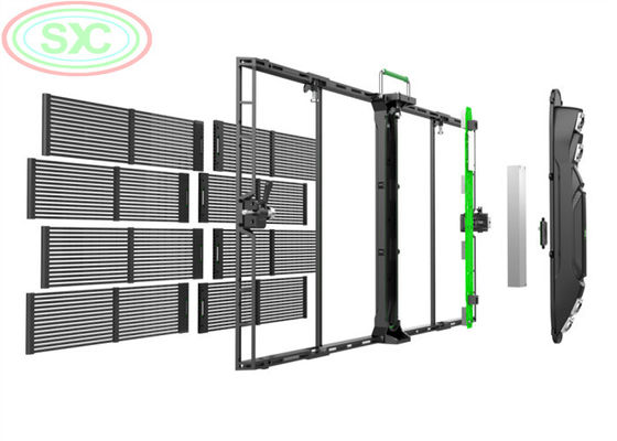 Giá tốt Màn hình LED trong suốt P3.91-7.82 trong nhà có độ rõ nét cao gắn trên kính trực tuyến