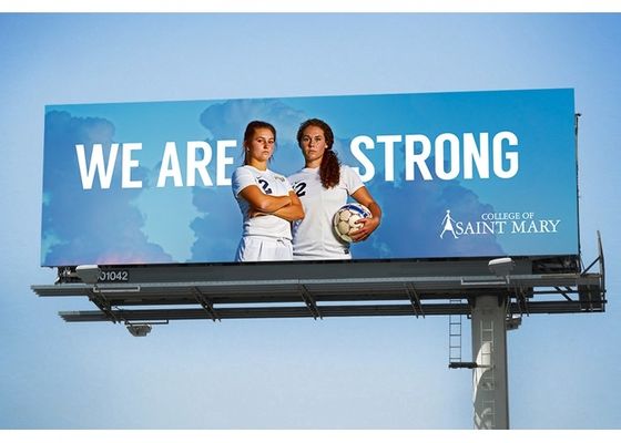 Quảng cáo màn hình LED hai mặt HD 6mm / Dấu hiệu video LED mở Độ sáng cao IP65