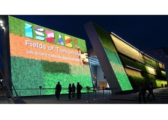 Bên ngoài Full Color Fixed Installation P10 LED Panel với tốc độ làm mới cao 1920H