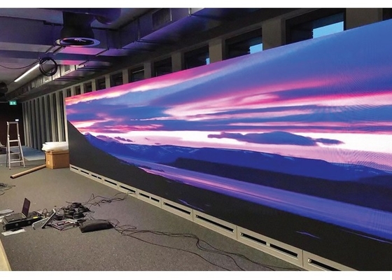 Full Color Indoor LED Die-Cast Aluminum Solid Wall Display P5 Độ nét cao