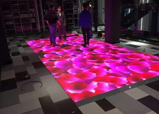 Trung Quốc SMD3535 Sound Active Dj Led Disco Dance Floor Bàn sợi chùm trắng ấm áp