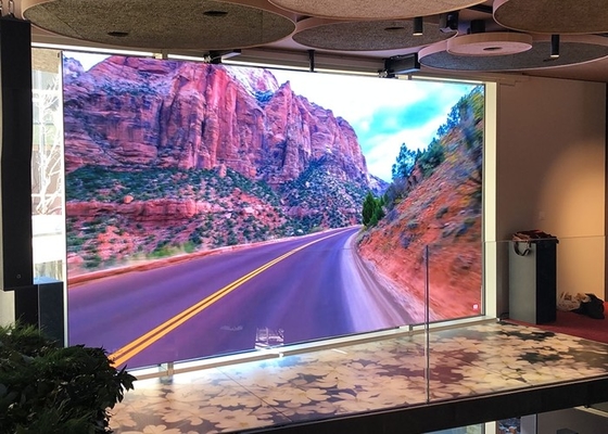 Tiết kiệm năng lượng Led treo tường Video P5 Tủ sắt lắp đặt cố định trong nhà 320x160mm