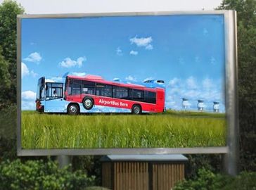 Quảng cáo đường cao tốc sân vận động Độ sáng cao ngoài trời màu đầy đủ P10 LED Video Wall Panel With Column