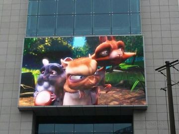 Màn hình hiển thị video LED chống nước P10 ngoài trời đầy màu 5000cd / m2 Độ sáng
