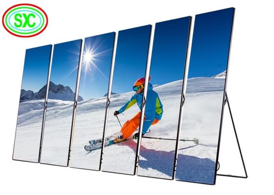 Giá tốt Màn hình áp phích LED mỏng P2 thông minh Kích thước tủ 640mmx1920mm cho trung tâm mua sắm trực tuyến