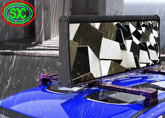 P5 RGB Full Color xe taxi mui trần dấu hiệu Hiển thị 3G Control Super Clear Vision
