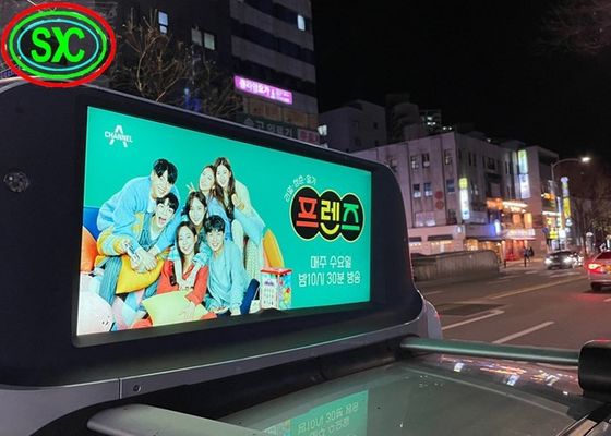 Bên ngoài Full Color Double Side Taxi P5 Quảng cáo màn hình LED Xe ô tô Bề nhà biển hiệu chống nước