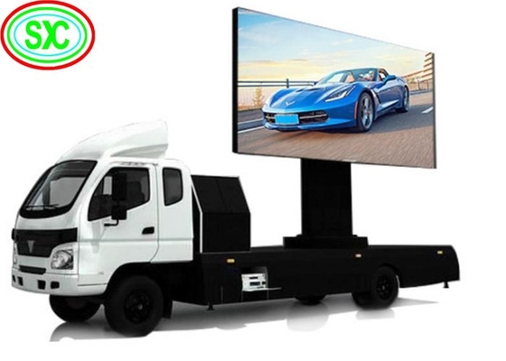 P10 Màn hình LED di động đầy màu / màn hình video LED ngoài trời cho quảng cáo