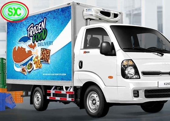 Bên ngoài Full Color Mobile Truck Led Display Panel Led Mobile Billboard Không thấm nước