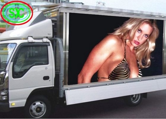 Bên ngoài Full Color Mobile Truck Led Display Panel Led Mobile Billboard Không thấm nước