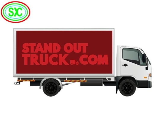 Màn hình quảng cáo ngoài trời chống nước LED Truck hiển thị P6 độ sáng cao Epistar Chip