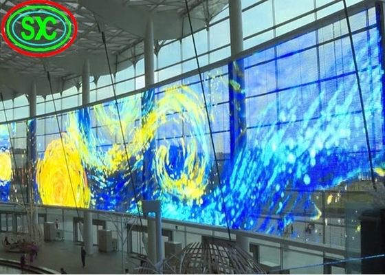 Trung Quốc Indoor P3.9-7.8 Full Color Transparent Led Display Screen Smd cong