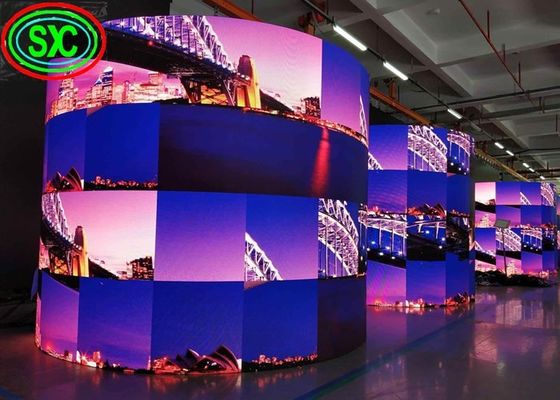 Giá tốt Quảng cáo cuộn Màn hình linh hoạt, Màn hình cong kỹ thuật số Video P10 SMD 3535 trực tuyến