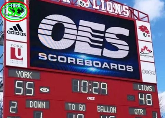 Màn hình LED sân vận động ngoài trời P8 IP65 chống nước 5500CD Độ sáng