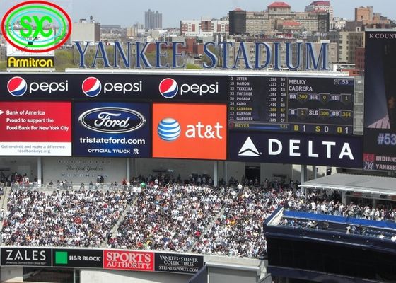 Màn hình LED ngoài trời P5, khoảng cách điểm ảnh 5mm, IP65, màn hình sân vận động chống nước