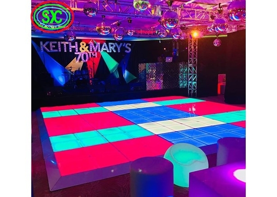 Trung Quốc SMD3535 Sound Active Dj Led Disco Dance Floor Bàn sợi chùm trắng ấm áp