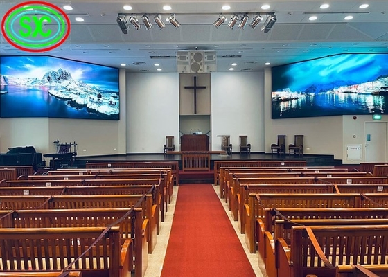 Mặt trước mở từ tính trong nhà Màn hình LED đầy đủ màu sắc 4mm Pitch Tuổi thọ 100000 giờ