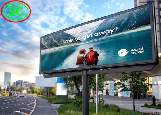P10 LED Billboard, 32X16 High Resolution LED Display 3 năm bảo hành
