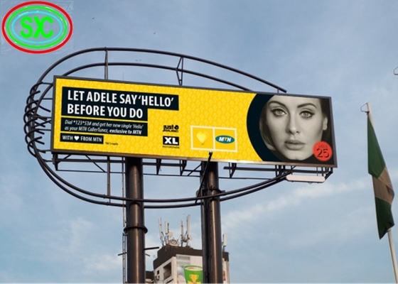 P10 LED Billboard, 32X16 High Resolution LED Display 3 năm bảo hành