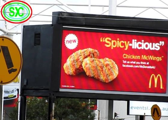 P6 Bên ngoài chống nước LED Billboard 6mm Pixel Pitch màn hình đầy màu sắc