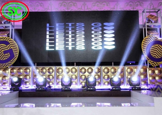 Màn hình hiển thị LED linh hoạt trong nhà P4 Màu sắc linh hoạt RGB 3 trong 1 WId SMD2121, màn hình TV