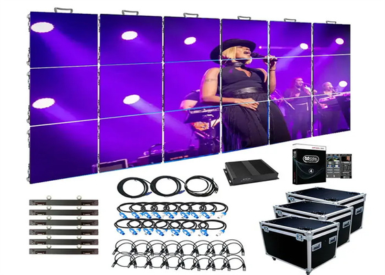640 * 640mm p2.5 liền mạch splicing màn hình sân khấu bảng điều khiển thuê led tường video cho các buổi hòa nhạc